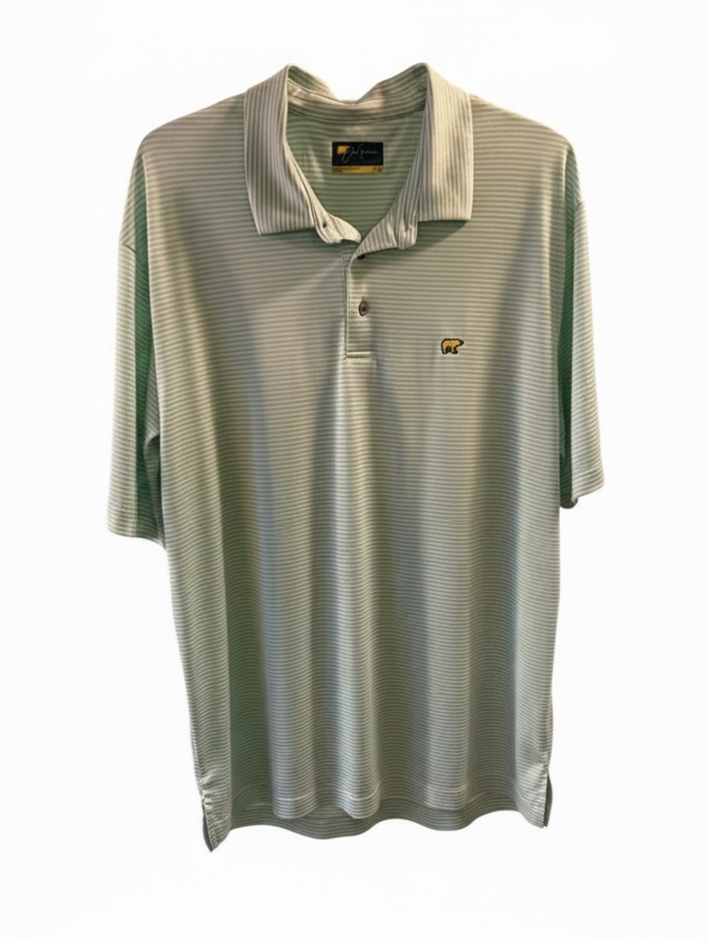 Jack Nicklaus Green Striped Polo Shirt